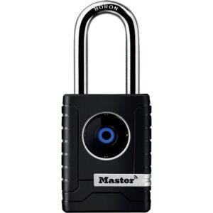 Cadenas Bluetooth 4401 à usage extérieur - corps en acier et anse alliage de bore - MASTERLOCK - 278742