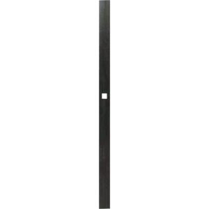 Tringle en acier phorétique noir longueur 2000 mm pour espagnolette plate - TORBEL - 596744