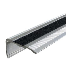 Nez de marche à visser Staten - en aluminium - 51 x 30 mm - 1 bande antidérapante - LEGALLAIS - 467203
