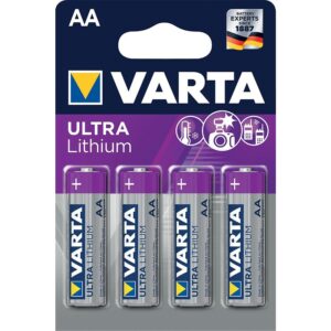 Pile Varta Lithium LR06/AA 1,5V - lot de 4 piles - VARTA - 499983
