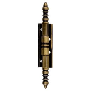 Charnières universelles à vases - à pans - acier vieux bronze hauteur 50/88 mm - BROS - 669060