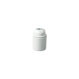 Douille E27 plastique lisse noire M10 - LEBENOID - 367571