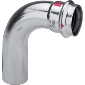 Coude électrozingué 90° M/F diamètre 42 à sertir 558246 - VIEGA - 719648