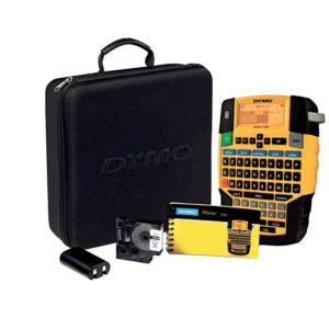 Kit mallette DYMO® Rhino 4200, 1 ruban N/B 12mm, 1 batterie rechargeable + adaptateur - Dymo - 637722