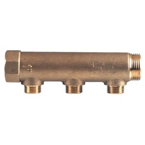 Collecteur de distribution M/F 26x34 - 3 départs M15x21 - - 781006