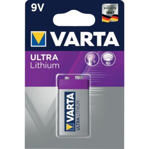 Pile Varta Lithium 9V 6LR61 (1200mAH) - VARTA - 499990