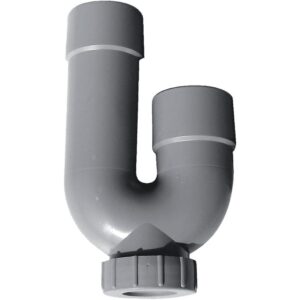 Corps de siphon machine à laver ABS Ø 40 avec bouchon à joint - - 756038