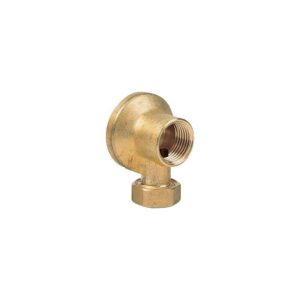 Applique avec écrou collet battu laiton brossé 20x27 - - 750008