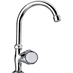 Robinet de lavabo simple bec haut mobile Orchidéa Tevere à clapet - PAINI - 720521