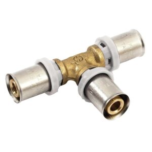 Té égal à sertir pour tube multicouche Acopex Alu diamètre nominal 40 - THERMACOME - 122418