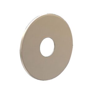 Rosace Oslo Ø 75 mm (épaisseur 3 mm) pour robinet d'arrosage - finition nickelée - ANQUIER - 113577