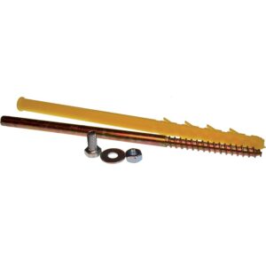 Jeu de 2 fixations radiateur, vis 8x260 mm - ING - 791211