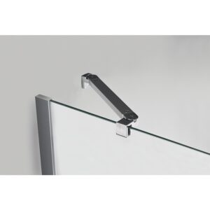 Équerre d'angle 570 mm pour stabilisation des parois de douche 5, 6 et 8 mm - LEDA - 613159