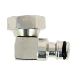 Nez de robinet d'arrosage tournant laiton nickelé pour nez de robinet filetage 20x27 - FAUQUET - 518960