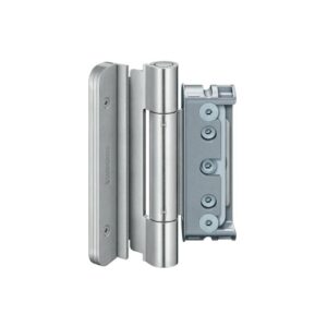 Jeu de 3 paumelles réglables menuiserie bois BAKA Protect 4030 3D FD finition zingué - SIMONSWERK - 642615