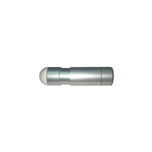 Butoir de plinthe à ressort aluminium anodisé diamètre 25 mm x longueur 92 mm - CIVIC - 270706