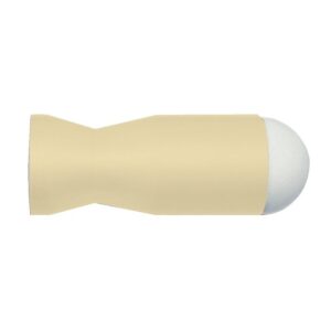 Butoir mural en plastique type Civilon diamètre 27 mm longueur 70 mm beige en sachet de 5 - CIVIC - 578077