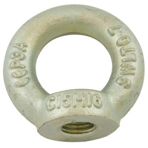 Anneaux de levage femelle acier zingué blanc, filetage 20 mm, boîte de 5 pièces - PRAMAC - 477016