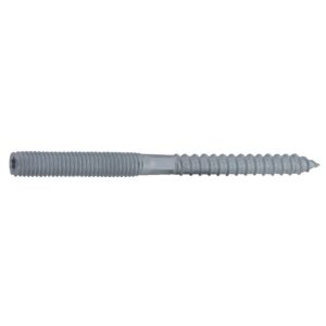 Goujons double filet métaux/bois, acier électro-zingué, diamètre 8 mm, longueur 80 mm, boîte de 100 pièces - Walraven - 521613