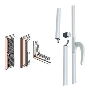 Kit crémone Lothus complet 9006 - FAPIM - 644232