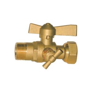 Vanne ACS avant ou après compteur écrou 20x27 mâle 15x21 - EZFITT - 752039