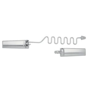 Entrebâilleurs de fenêtre fixation adhésive SairpentinFix - finition chromé - SOCONA - 162108