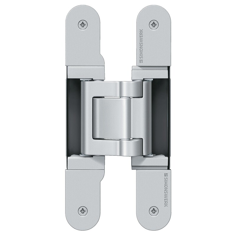 Paumelle Tectus TE 541 FVZ 100 kgs en boîte de 2 paumelles fintion laqué argent F1 - SIMONSWERK - 448792