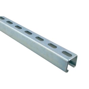 Rail de montage Bis RapidRail perforé, largeur 27 mm, hauteur 18 mm, longueur 2 m - Walraven - 521564