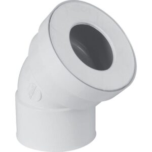 Pipe courte femelle 45° femelle Ø 100 CW433F - NICOLL - 744133