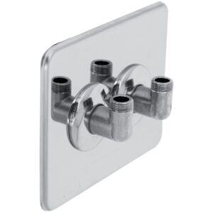 Cache inox Gripp Robifix entraxe 50 mm + 2 coudes - WATTS - 550061