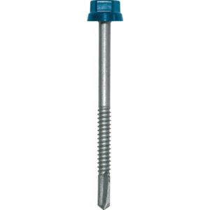 Vis de bacs acier tête h laquée acier cémenté Zacrovis IPN 12 gris anthracite RAL 7016 5,5x85 mm boîte de 100 pièces - ETANCO - 656657