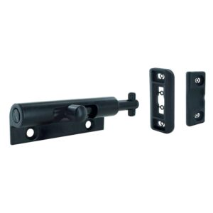 Kit verrou Torpille aluminium Ø10 avec gâches pour volet coulissant - BURGAUD - 341812