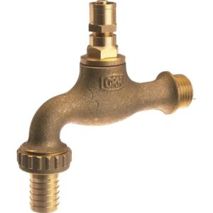 Robinet d'arrosage avec tête cache-entrée avec raccord au nez - GRK - 750373