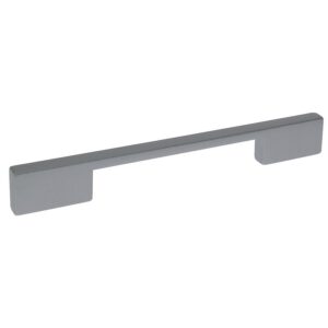 Poignée zamak finition aluminium - longueur 157 mm entraxe 128 mm - Align 7543 - - 350610