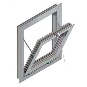 Loqueteau Superclak en aluminium finition blanc ral 9010 pour profilés à gorge européenne - FAPIM - 643924