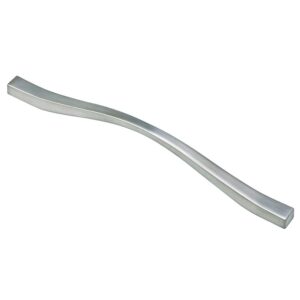 Poignée Fluid 6822 zamak, entraxe 192/224 mm, longueur 236 mm, finition nickelé brossé - ESTAMP - 576024