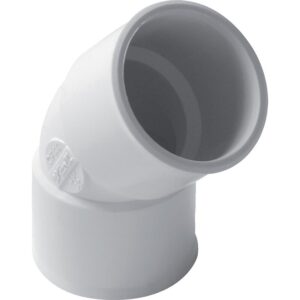 Coude PVC blanc 45° F/F 32 CF44B - NICOLL - 744148