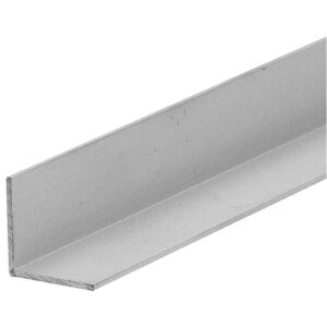 Cornière égale en aluminium, finition argent satiné, 15x15 épaisseur 1,5 mm - DUVAL - 595946