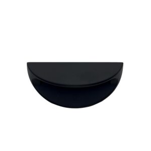 Poignée coquille zamak Emojie - noir mat - METAKOR - 696417