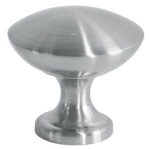 Bouton plat Ø 30 mm hauteur 28 mm zamak finition chromé mat - Bendor - LEGALLAIS - 282731