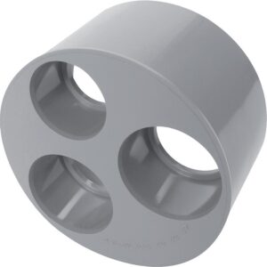 Tampon de réduction PVC triple diamètre 100-40-40-32 T443 - NICOLL - 716196