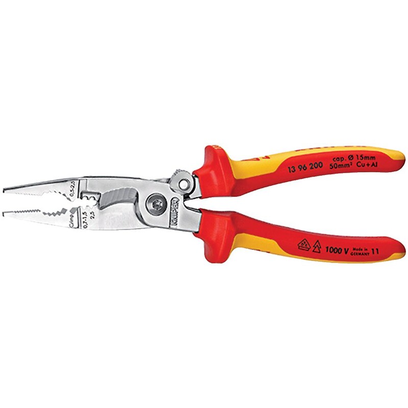 Pince pour installation électrique VDE 1000 V - KNIPEX - 376650