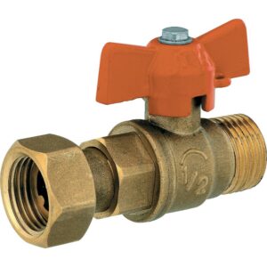 Vanne pour collecteur avec passage intégral diamètre 12 mm écrou 15x21 mâle 15x21 - ARCO Robinetterie - 781134