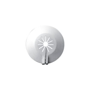 Rosace de finition simple blanche - - 781102