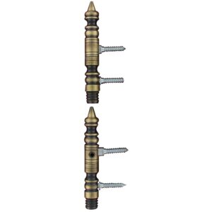 Embouts de fiches à lacets recoupables acier vieux bronze longueur 86 mm - la paire - BROS - 206571