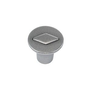Bouton zinc finition étain Ø 30 mm - Barcino - - 668269