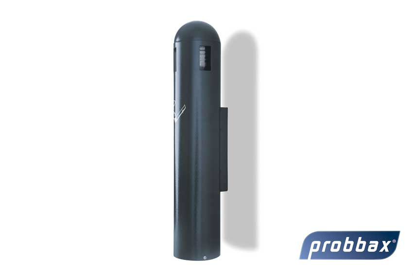 Probbax - Cendrier mural tubulaire 1.8 l - jusqu'a 540 megots - Probbax -