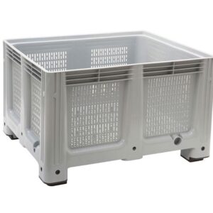 Qubb - Caisse-palette 610l - 1200x1000x758mm - perforée - Qubb -