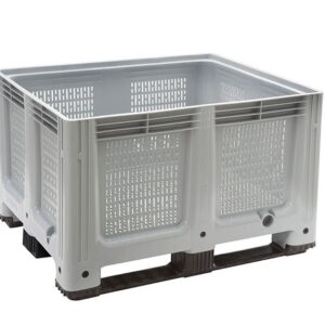 Qubb - Caisse-palette 610l - 1200x1000x780mm - perforée - Qubb -