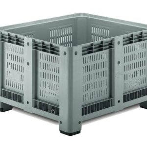 Qubb - Caisse-palette 610l - 1200x1000x760mm - perforée - Qubb -